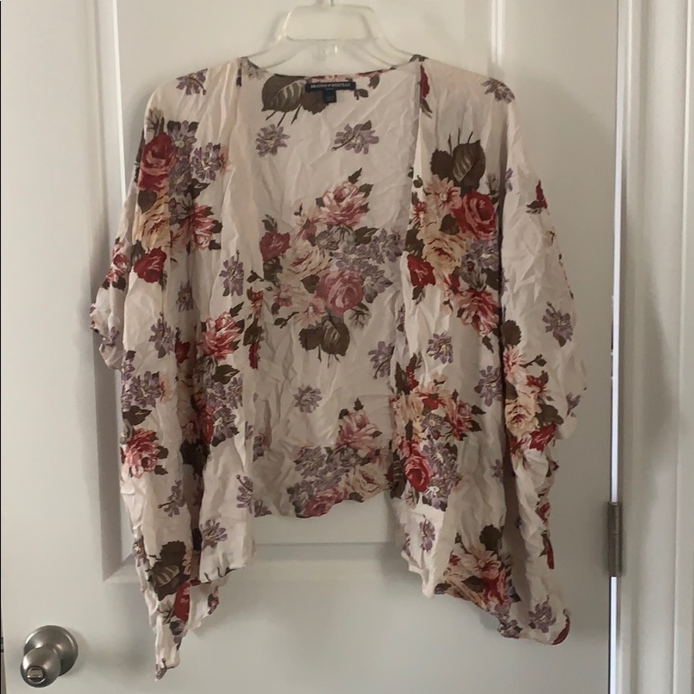Brandy Melville Open Floral Kimono